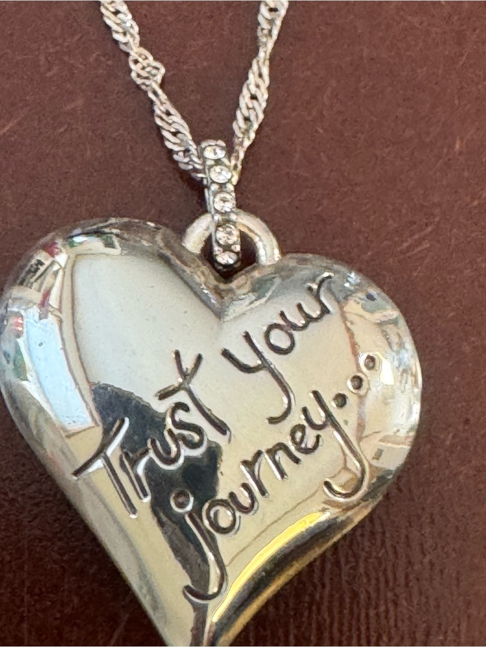 Brighton Multicolor Crystal Heart Pendant Necklace - Picture 4 of 7